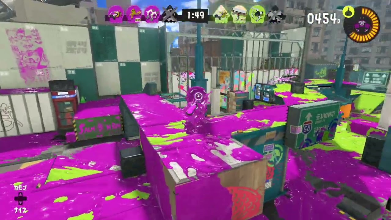 【スプラトゥーン３】ナワバリバトルで練習２月４日【作業用BGM】