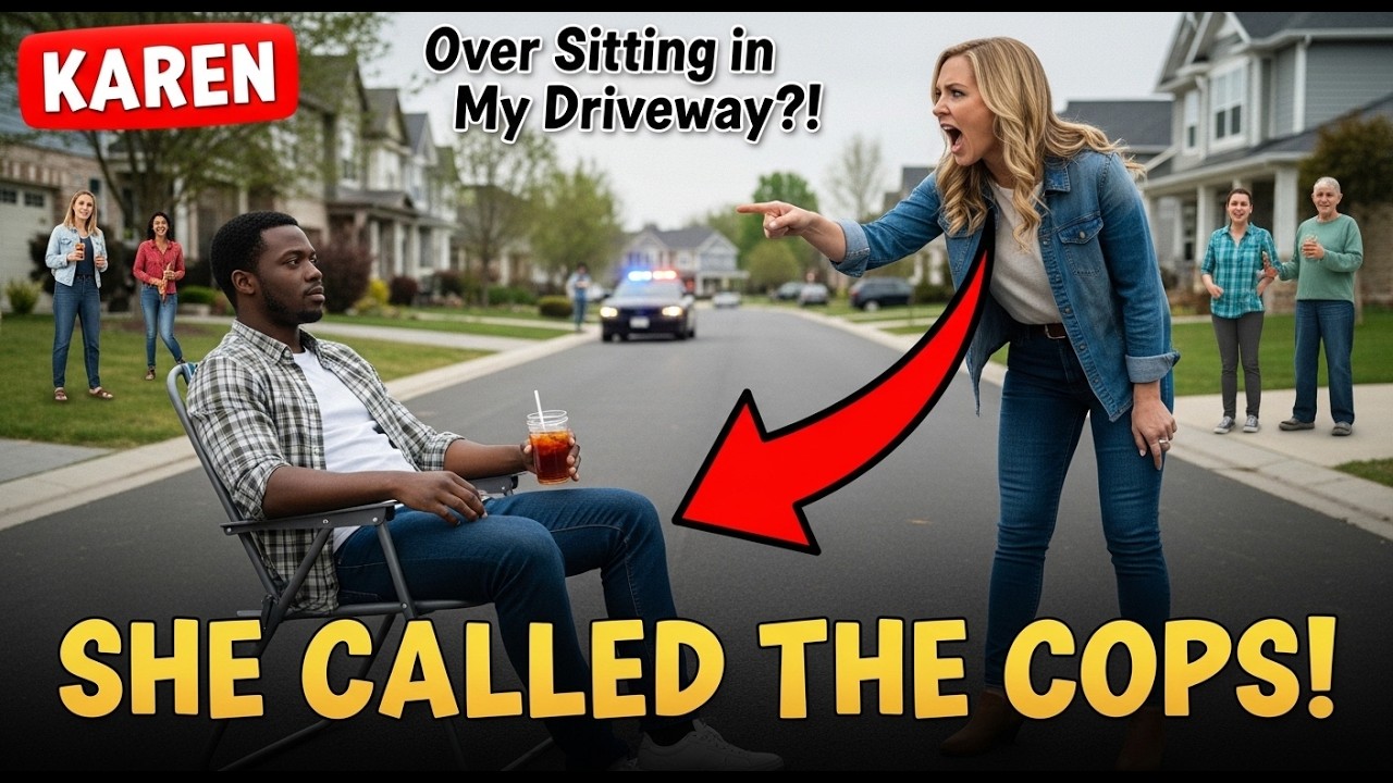 Karen Called the Police on Me for Using a Folding Chair Outside My House… It Backfired Spectacularly