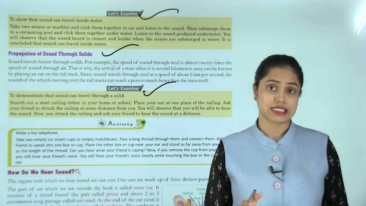 Ch 13 | Learn Well Books | Science | Class 08 | Sound | For children