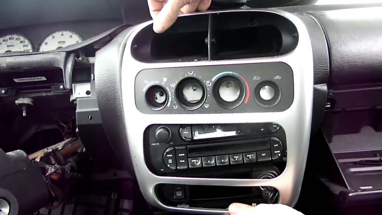 Dodge Neon Radio Removal