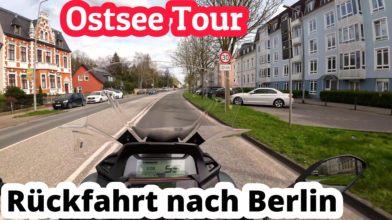 Yamaha Tricity 300 * Ostsee Tour * Rückfahrt nach Berlin * erster Streckenabschnitt