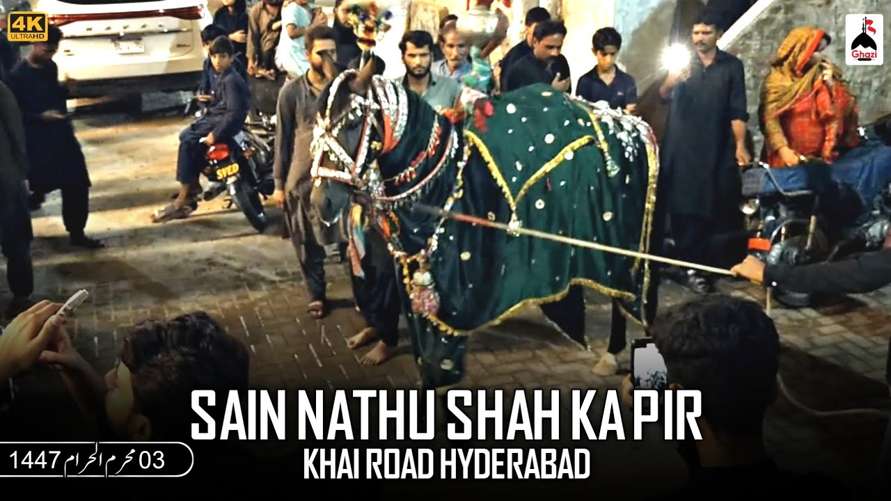 Sain Nathu Shah Ka Pir (Riwayati Matami Juloos) Khai Road Hyderabad | 3 Muharram 1447/2025 |