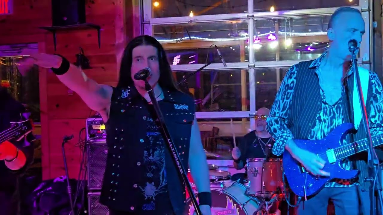 Streets performing You Got Another Thing Coming.  From Joey C's Boathouse in Stratford. Jan. 31,2026