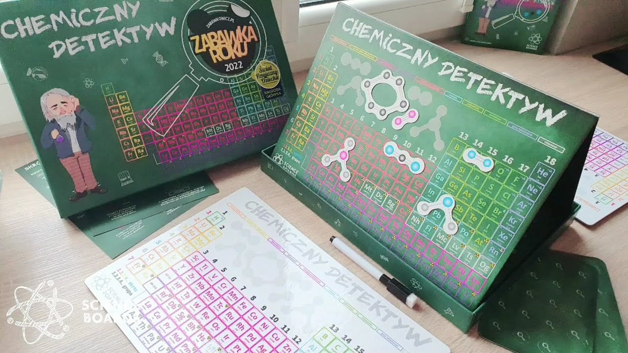 Gra edukacyjna Chemiczny detektyw - Wydawnictwo Science Boards