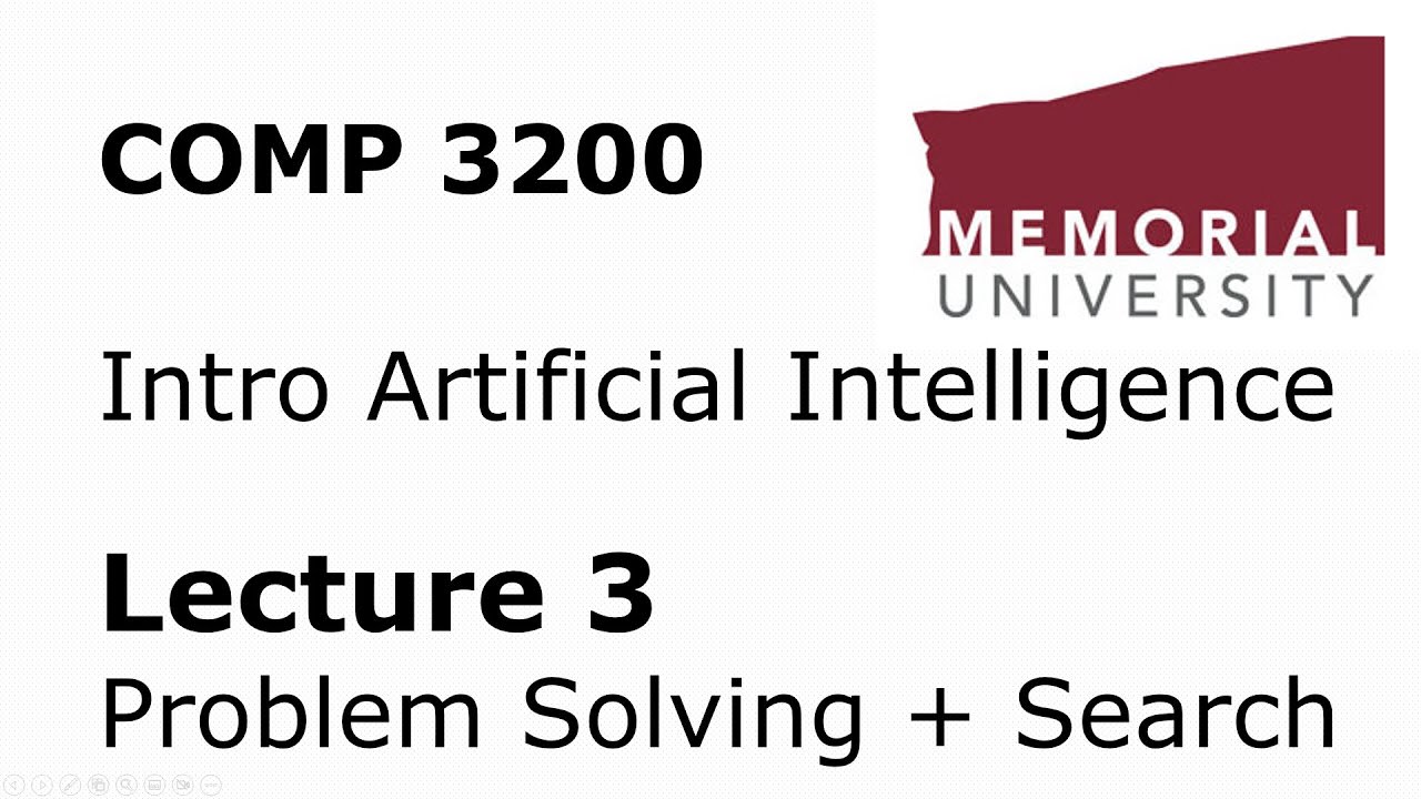 COMP 3200 / 6980 - Intro to Artificial Intelligence - Lecture 03 - Problem Solving and Search