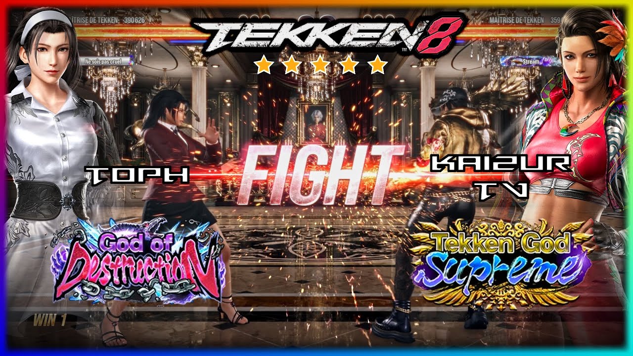 TEKKEN 8 Replays Stars - JUN ( God of Destruction ) VS AZUCENA ( Tekken God Supreme )