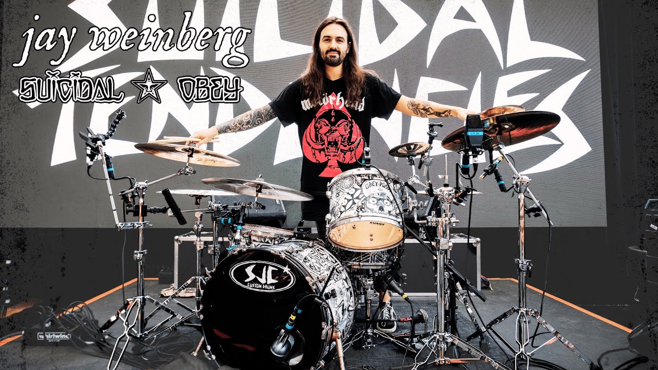Inside Jay Weinberg x Suicidal Tendencies x OBEY Giant Custom Drum Kit | On Tour w/ Metallica 2025