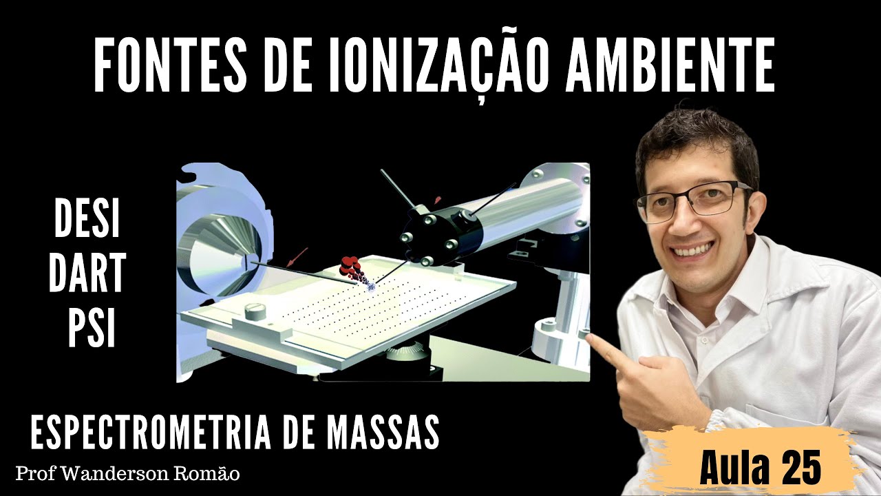 Fontes de ionização ambiente (DESI, DART e Paper Spray Ionization) - Aula 25