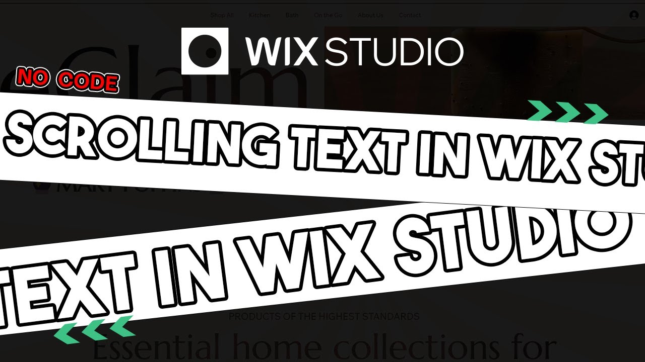 Marquee/Scrolling Text on Wix Studio NO CODE for Beginners | Wix Ideas