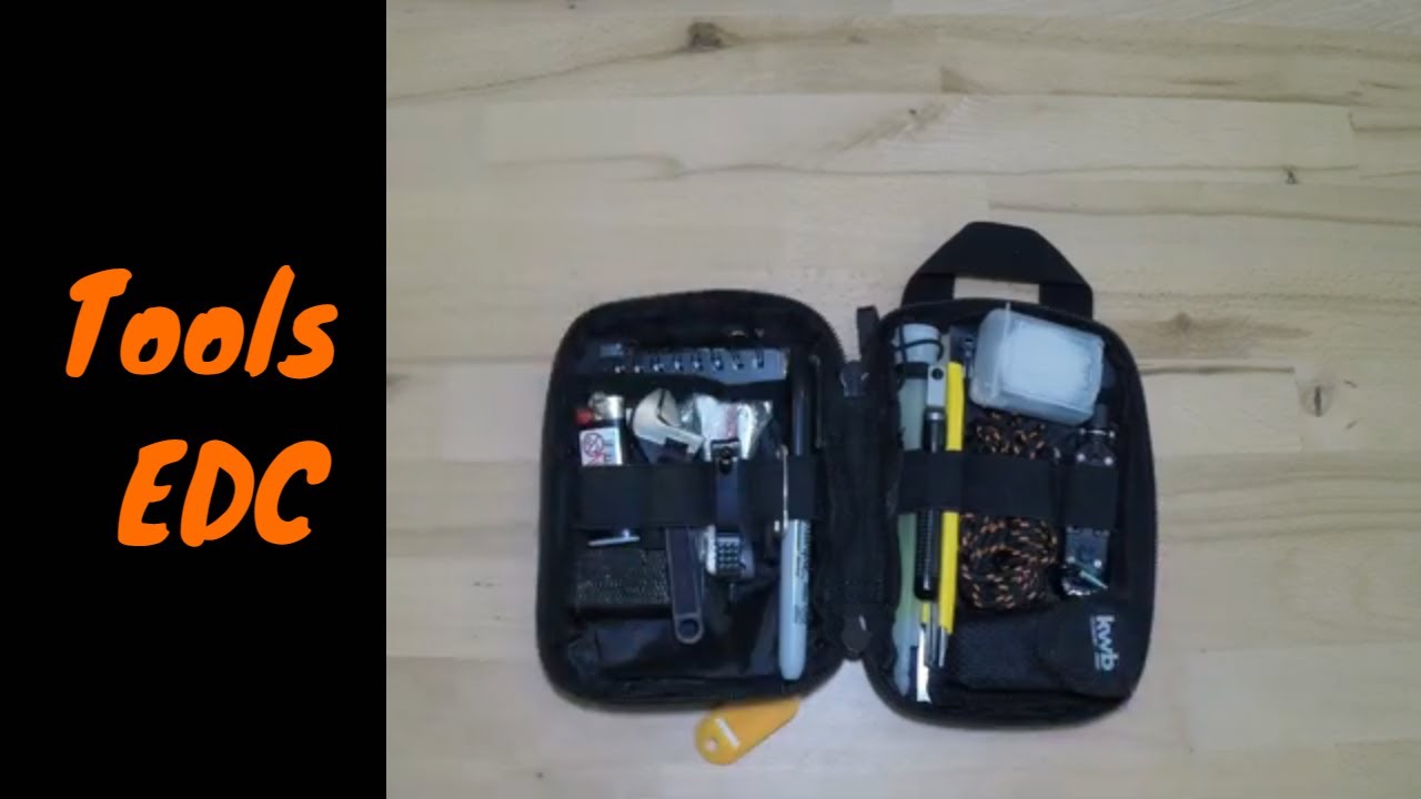 EDC URBAIN Fond de sac  PARTIE 3   / Tools EDC POUCH