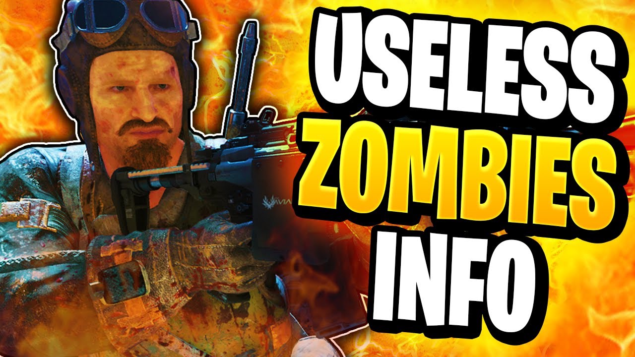 13 Minutes of USELESS COD Zombies Information