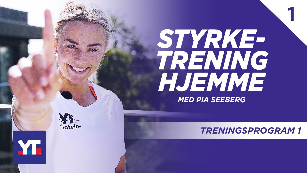 Styrketrening hjemme 💪Treningsprogram 1 | Pia Seeberg viser deg hvordan