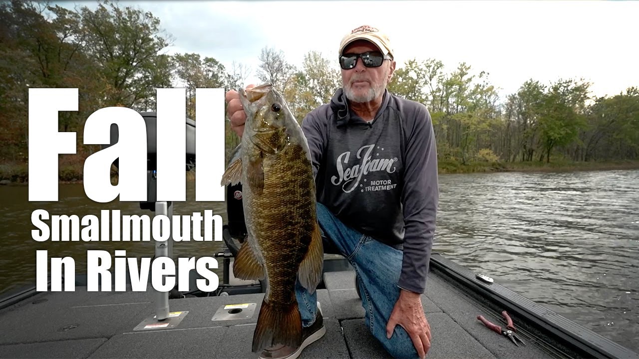 Fall Smallmouth Bass River Fishing (New Rapala Jerkbait)!