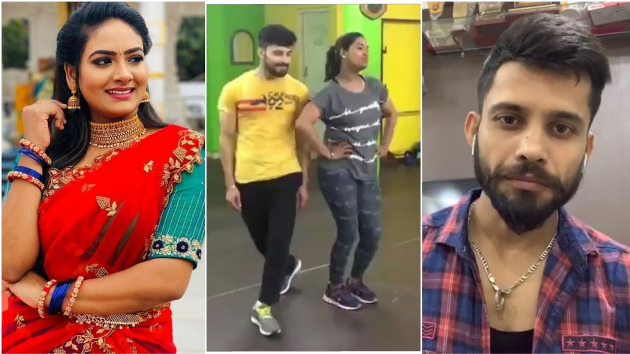 Actor vishwa & sunandha malashetty super dance practice.