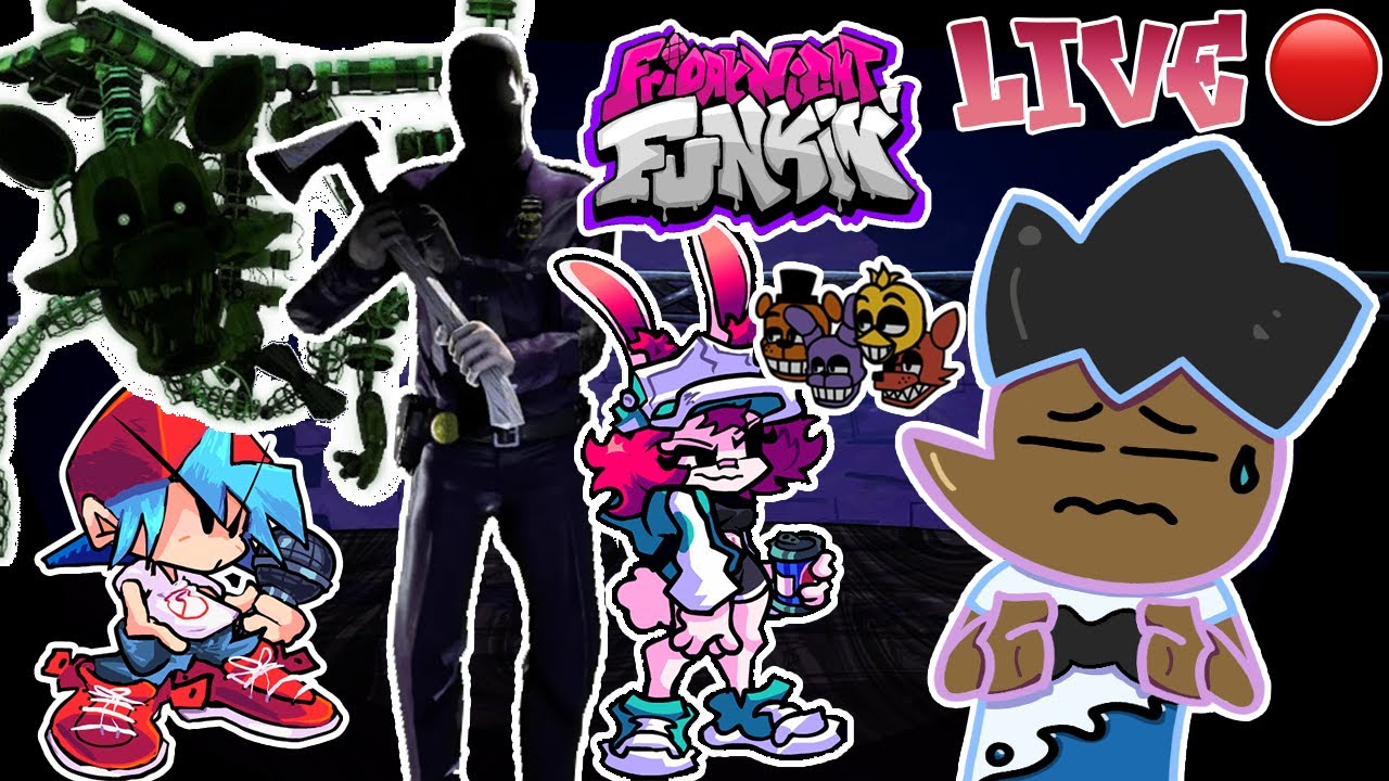 FNAF 3 EN FNF!!! | Friday Night Funkin' (Vs fnaf 3, Encore, Graffiti Groovin' V2)