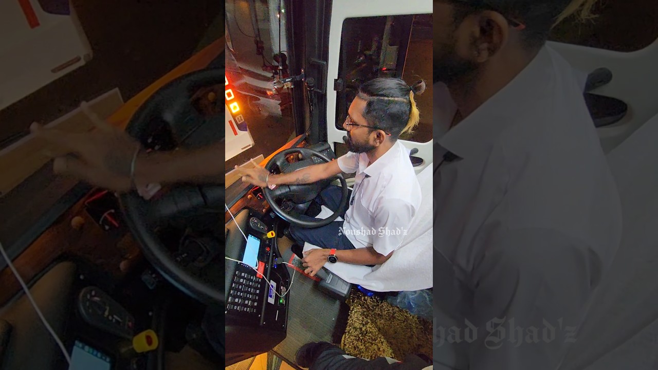 Volvo 9600 amazing driving skills😲 Fastest steering turning by young Driver💥#shorts #volvo #youtube
