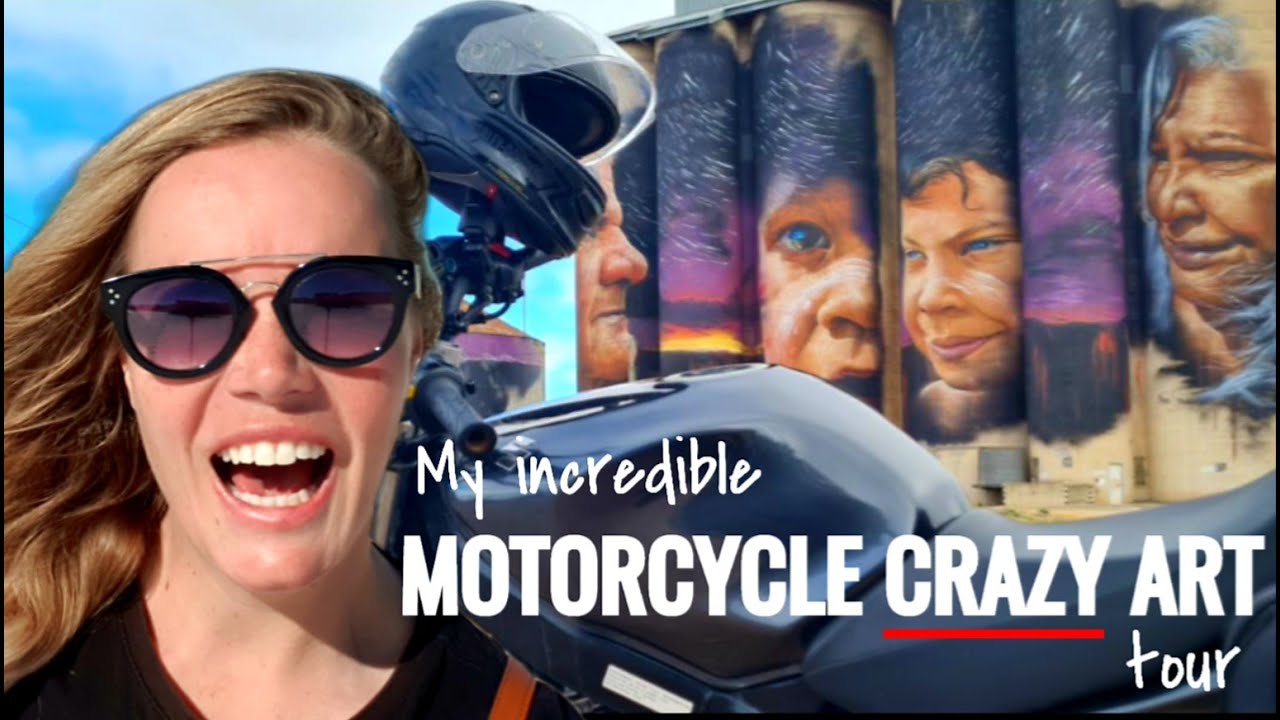 Motorcycling the Silo Art Trail  Victoria, Australia