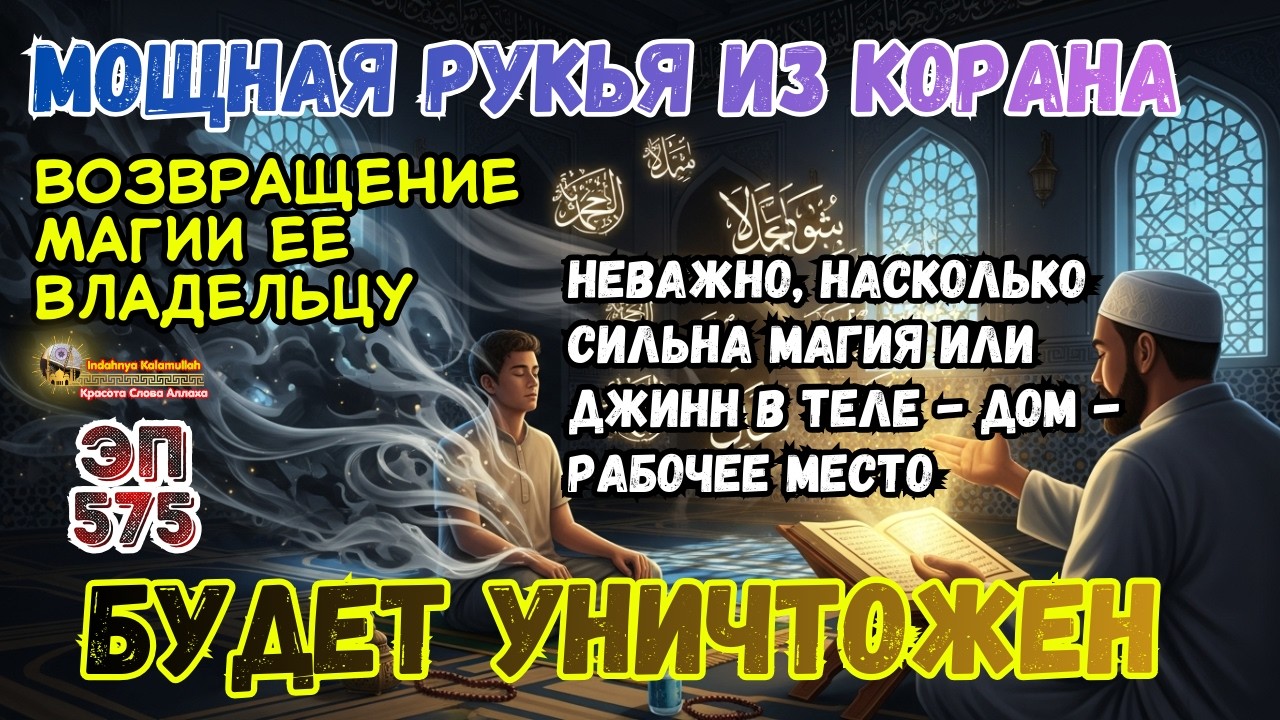 Мощная Рукъя Кораном для Уничтожения Колдовства и Изгнания Джиннов из Дома и Тела | Эпизод 575