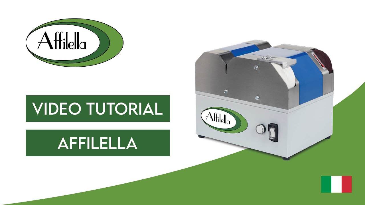Video tutorial Affilella - Affilatrice per coltelli da cucina e forbici.