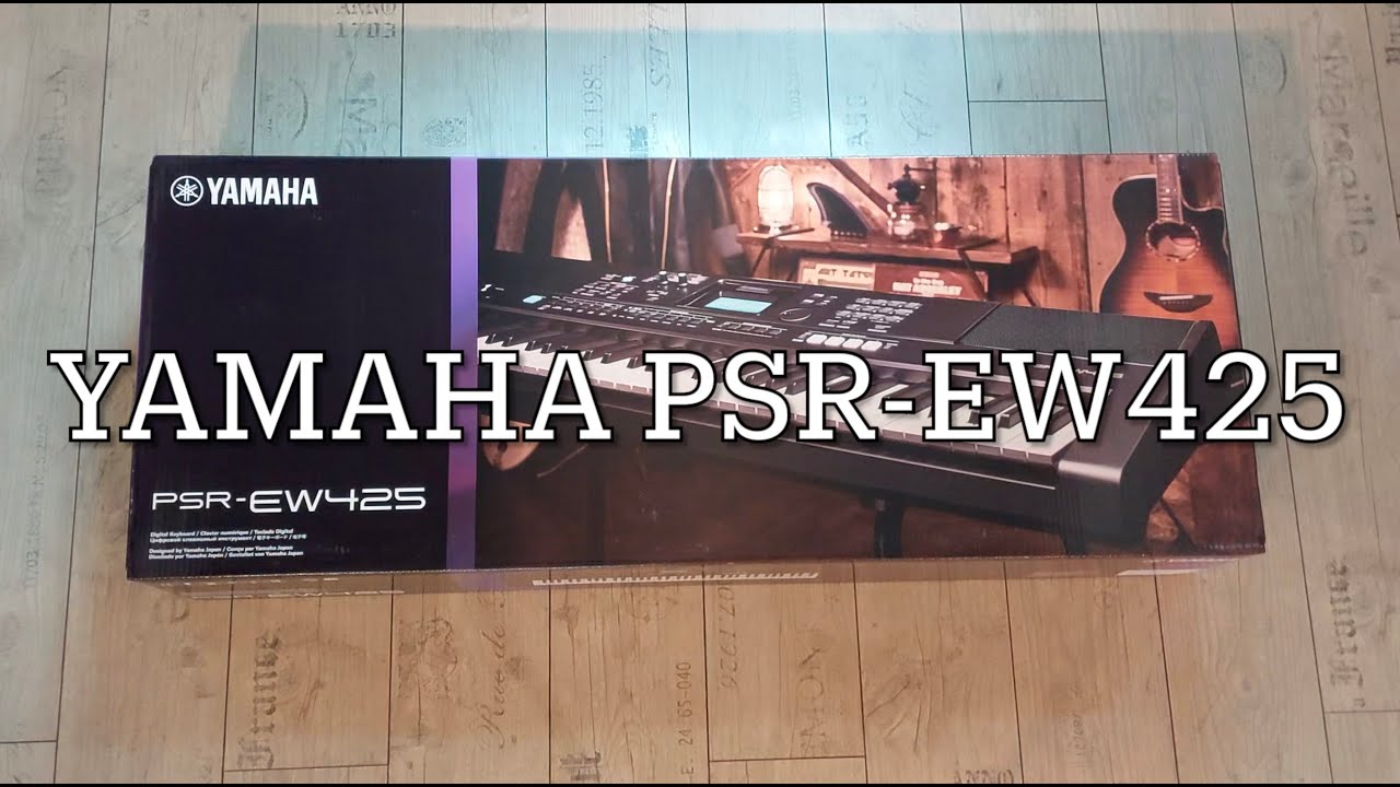 PSR-EW425 Yamaha - Unboxing & Assembly
