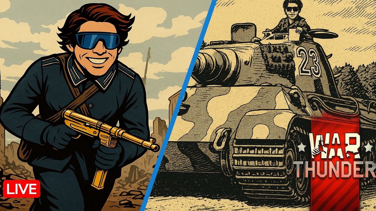 🔵 LIVE VERTICAL | ENLISTED x WAR THUNDER | TANK TIME!🔝