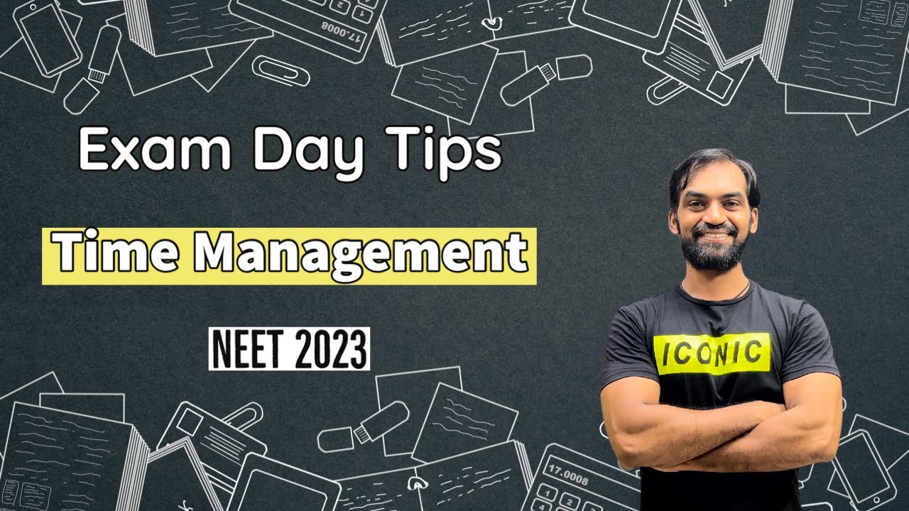 Exam day tips | Time management | NEET 2023