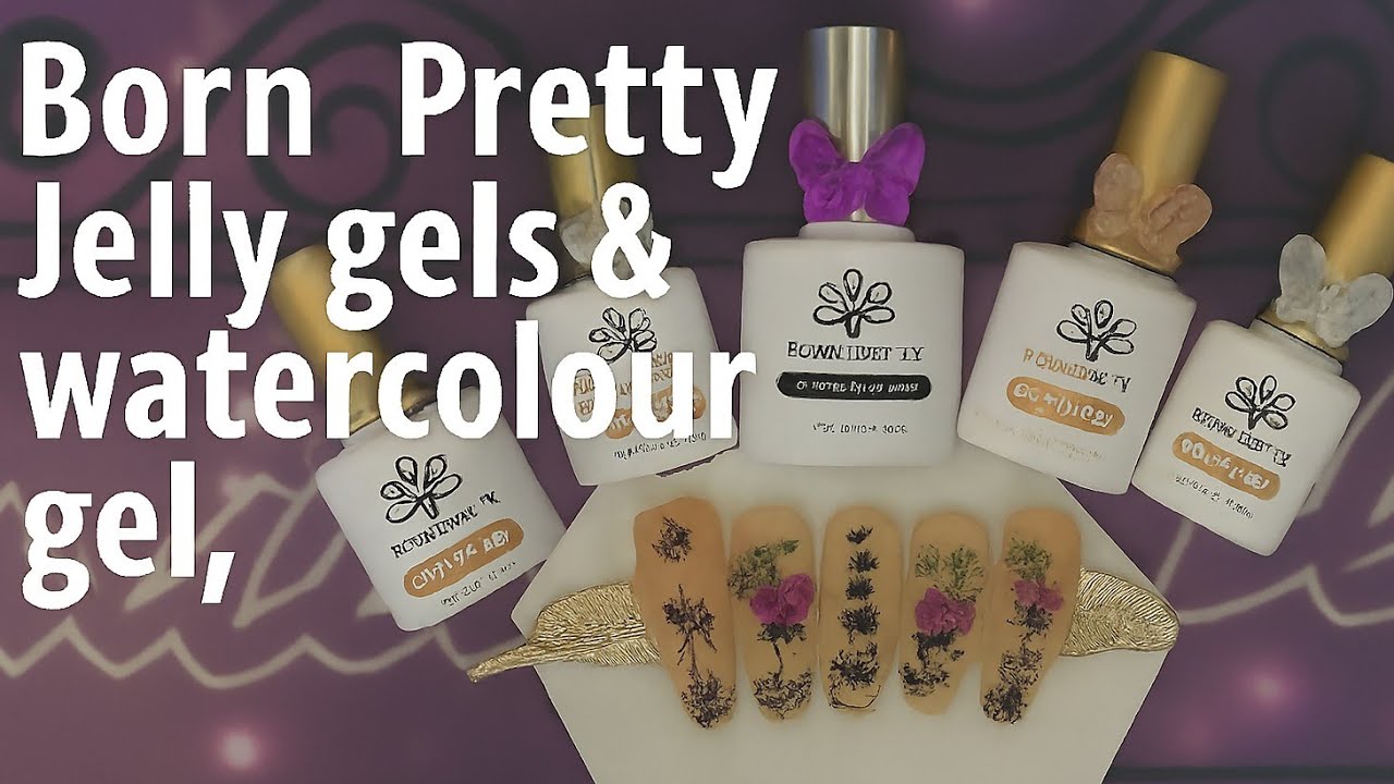 ✨ Born Pretty PR | Jelly Gels & Watercolour Gel | Baby Boomer Design ✨