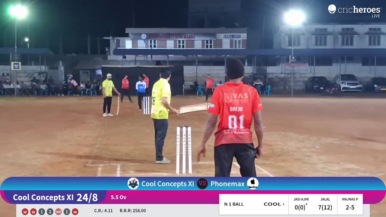 Cool Concepts XI vs Phonemax live cricket match | OXY Cup 2026 - SENIORS CRICKET CLUB MANNA live -
