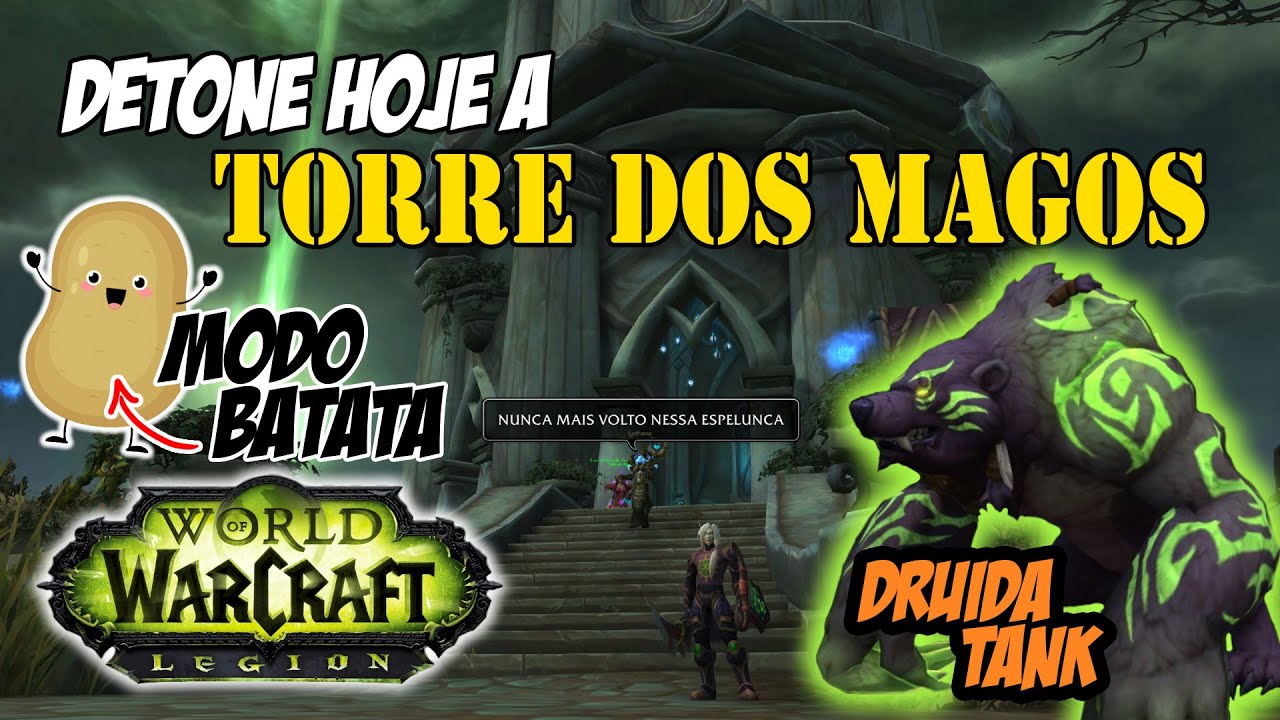 Faça HOJE o desafio de DRUIDA TANK da Torre dos Magos