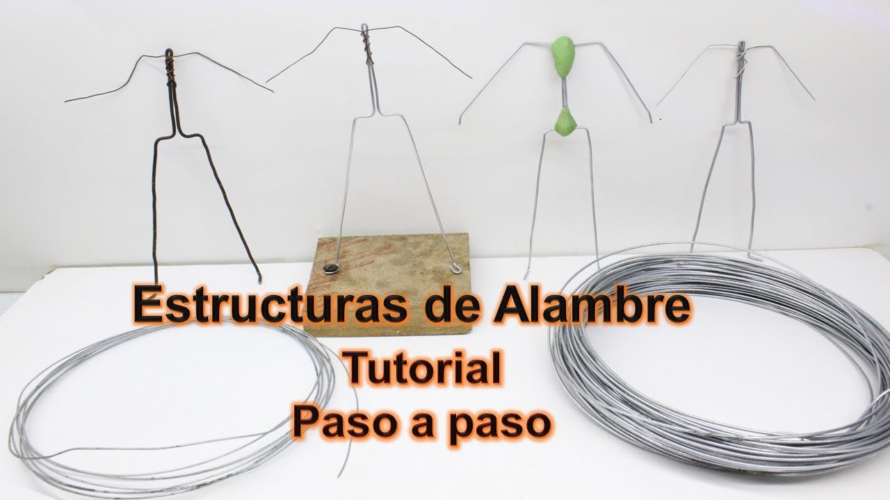 Como hacer una Estructura de Alambre para tus figuras de Plastilina TUTORIAL / Tipos de Alambre