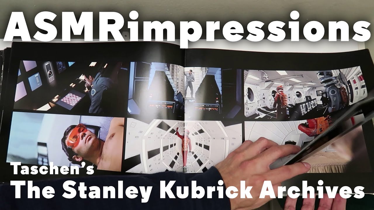 (Binaural, ear-to-ear, whisper, page flipping) ASMR Impressions - Stanley Kubrick Archives (Part 1)