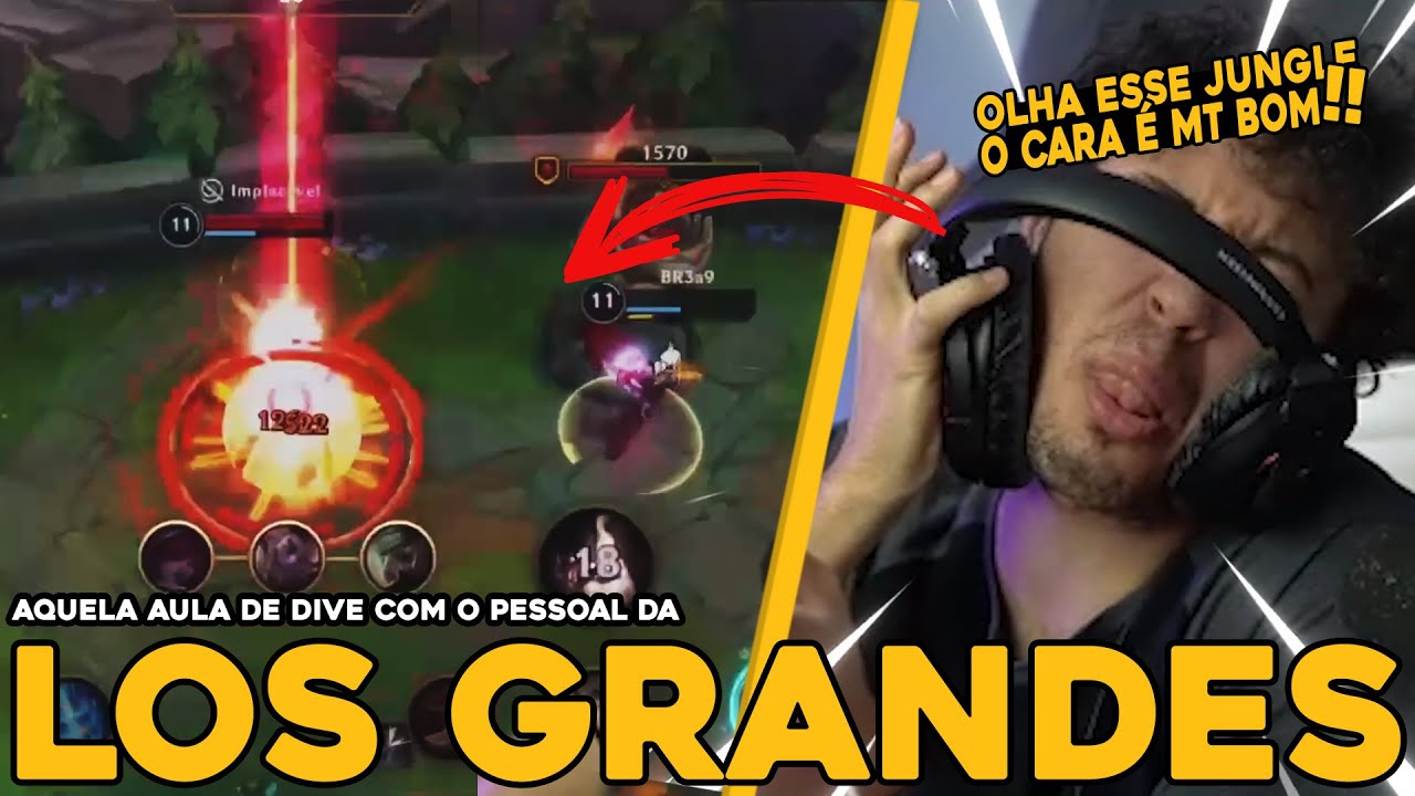 COMO DAR O PIOR DIVE DO MUNDO COM A LOS GRANDES - WILD RIFT CLIPS