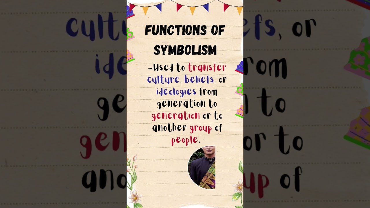 Significance of symbols and symbolism. #ucsp #culture #society #politics #symbols #symbolism #fiesta