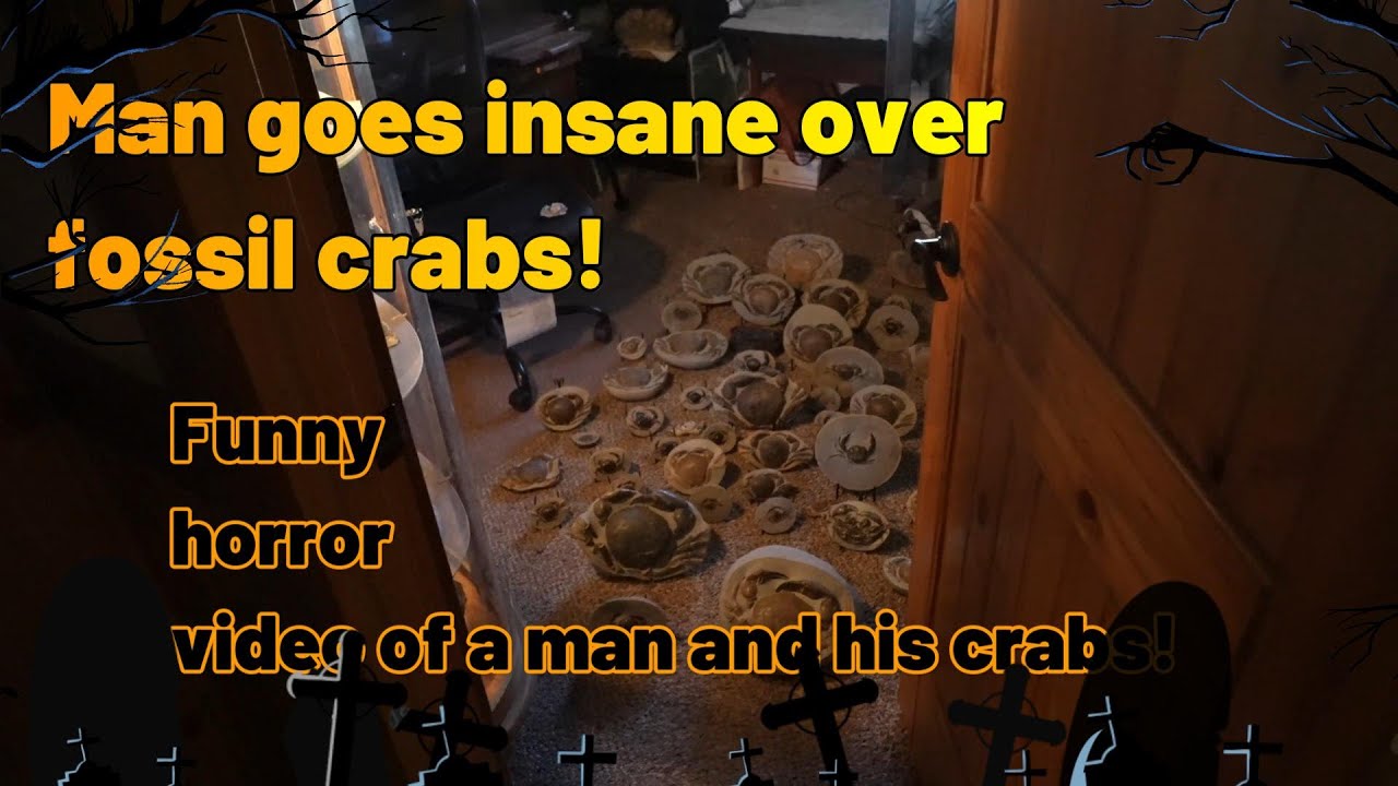 Man Going Insane Over Fossil Crabs!!!