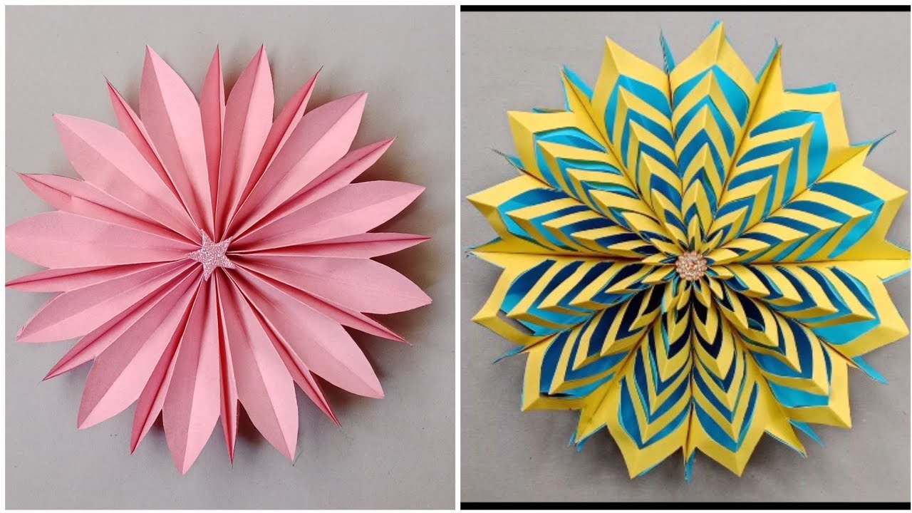 How to make beautiful 3D snowflake with paper // DIY 3D snowflake // paper Craft ideas 