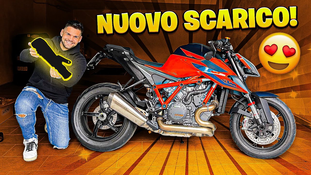 MONTIAMO IL NUOVO SCARICO AL KTM 1290 SUPERDUKE 🔥(devastante)