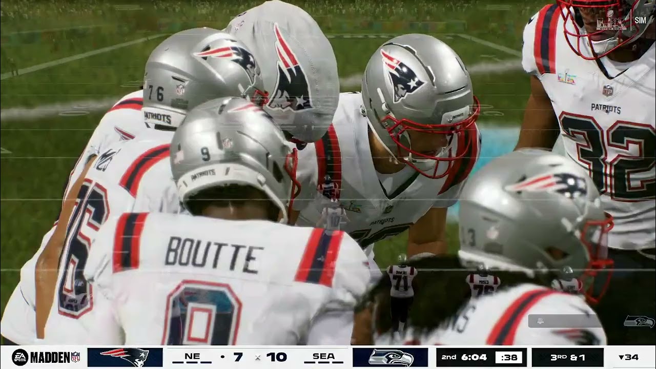 Madden 26 superbowl seashawks vs patriots