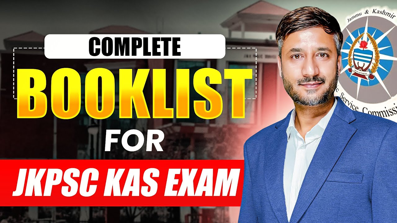 Complete Booklist for JKPSC KAS Exam #jkpsc #upsc