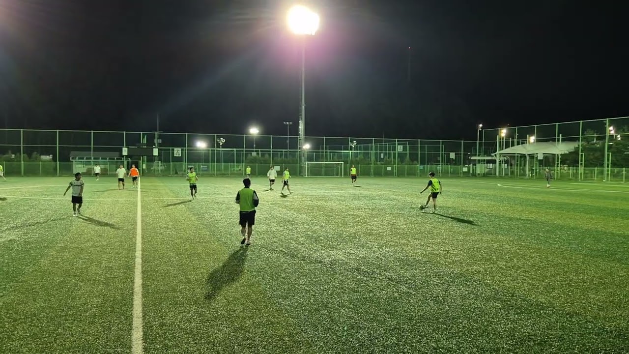 2025.09.11 원주 프라임FC (흰색)  VS 원폴FC (초록색) 2쿼터