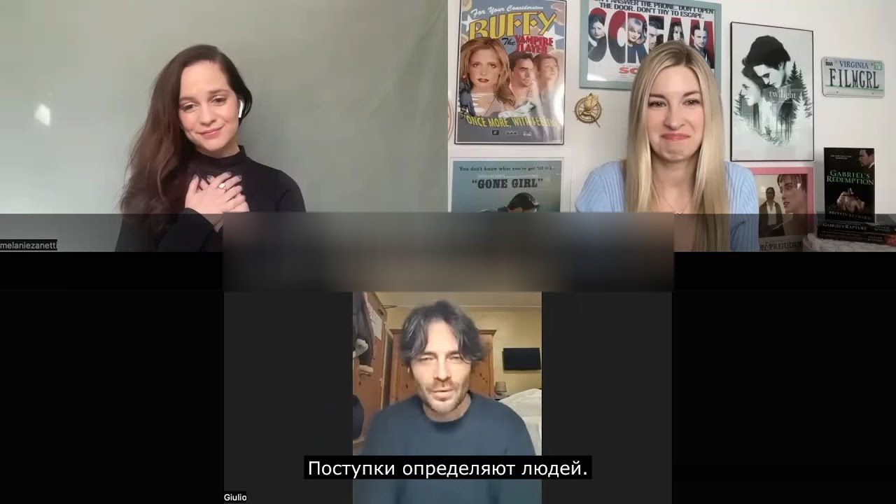Dcfilmgirl interview with Giulio Berruti & Melanie Zanetti for Gabriel's Redemption Part 3 Rus Subs
