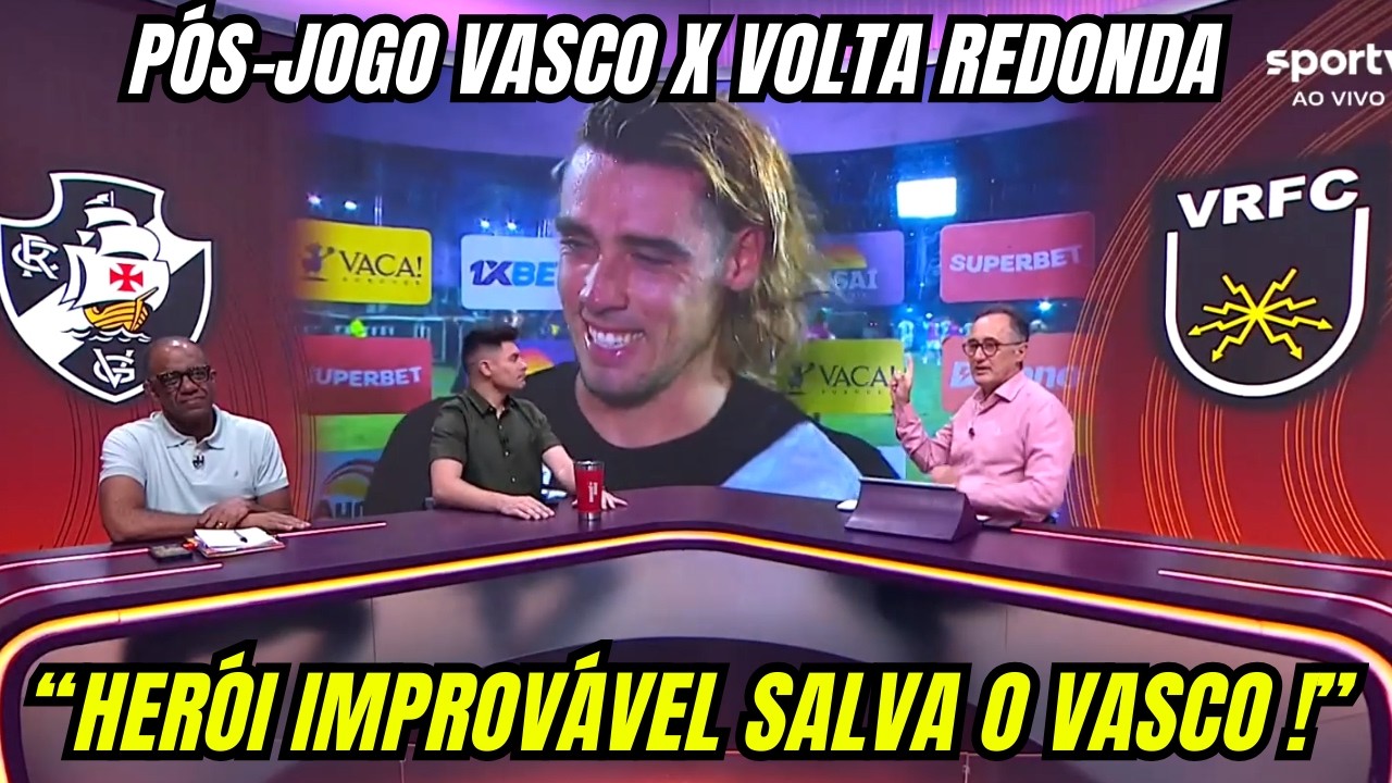 🚨SPINELLI DECIDE, VASCO AVANÇA NOS PÊNALTIS E VIRA DESTAQUE DA IMPRENSA