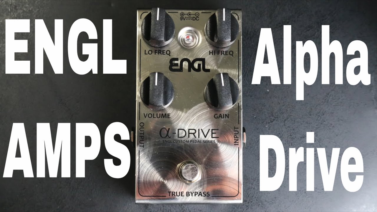 Engl Alpha Drive | Vintage Overdrive Tones from Engl Amps Custom Series Pedals | Shawn Tubbs
