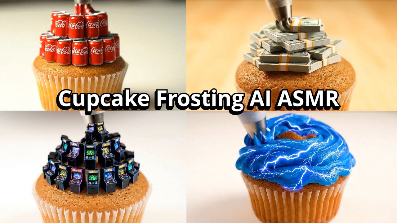 Which Cupcake Would You Eat First? 🍰 | Satisfying Fantasy Cupcake Frosting AI ASMR
