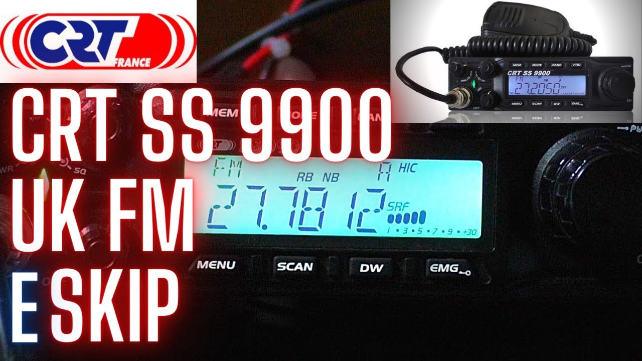 CRT SS9900. Skip blasting in on UK Channel 19 FM (Muppets)