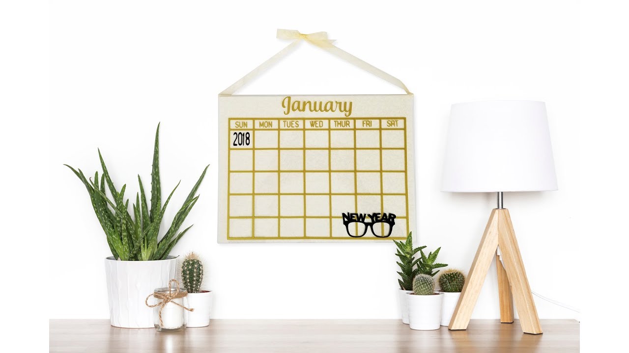 Create Your Own Reusable Calendar With ScanNCut