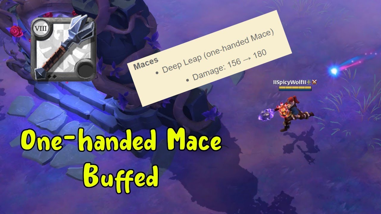 Mace in Mist - E buffed in Crystal Raiders Patch 3.