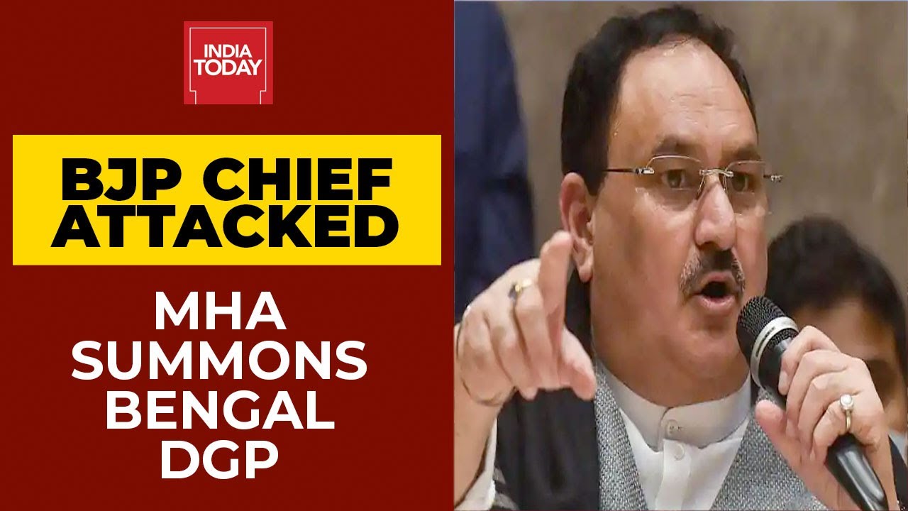 MHA Summons Bengal DGP, Chief Secy Over Law And Order Situation After Attack On JP Nadda’s Convoy