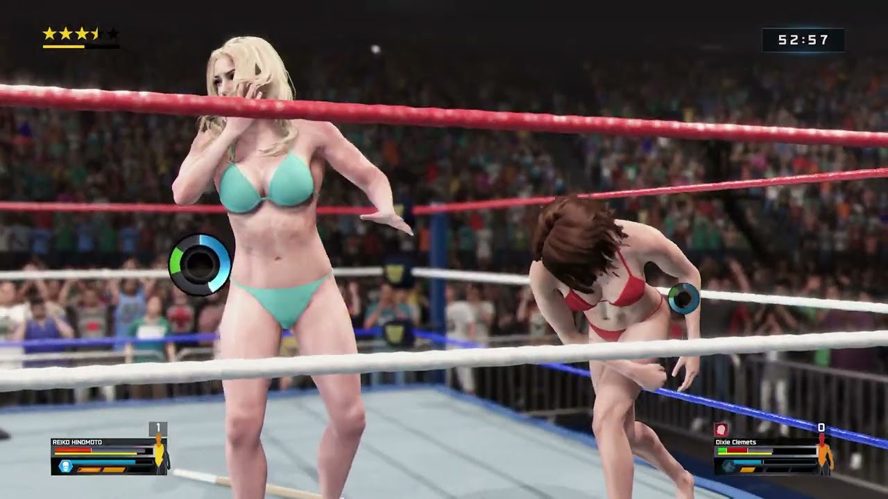 WWE 2K25 Fall Count Iron Match: Reiko Hinomoto vs Dixie Clemets