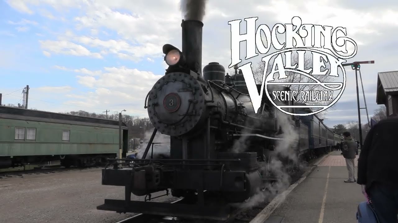Riding on board Hocking Valley No. 3’s boiler