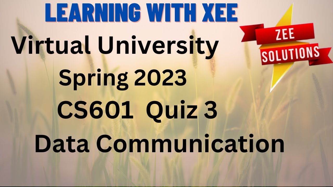 CS601 Quiz 3 Spring 2023 Virtual University of Pakistan